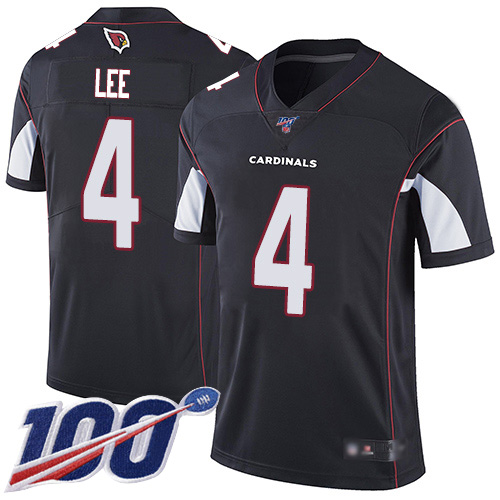 Arizona Cardinals Limited Black Men Andy Lee Alternate Jersey NFL Football #4 100th Season Vapor Untouchable->arizona cardinals->NFL Jersey